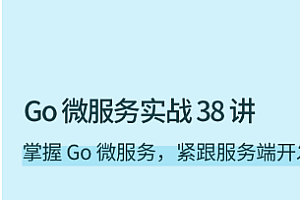 Go 微服务实战 38 讲