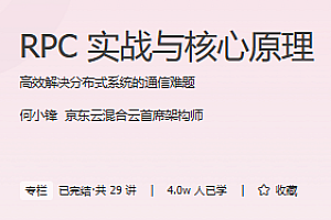 极客 RPC实战与核心原理