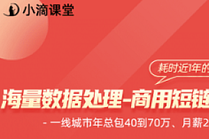 小滴课堂-海量数据处理-商用短链平台项目大课