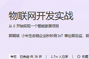 物联网开发实战 极客