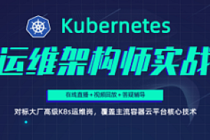 阿良-KubernetesK8s运维架构师实战集训营【中高级】第5期(完结)