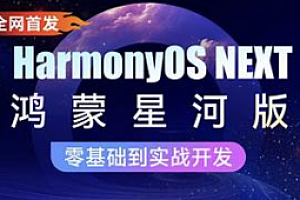 黑马-HarmonyOS NEXT星河版入门到实战2024