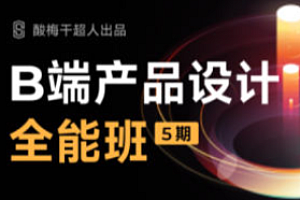 B端产品设计全能班第五期
