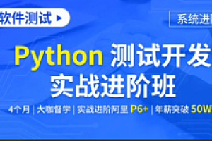 霍格沃兹-软件测试Python测试开发实战进阶班