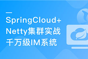 SpringCloud+Netty集群实战千万级 IM系统