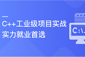 C++数据开放平台实战,手把手教你做工业级项目