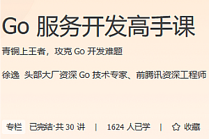 极客-Go服务开发高手课