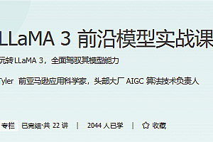 极客-LLaMA3前沿模型实战课