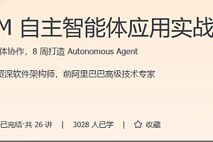 极客-LLM自主智能体应用实战课