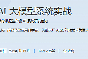 极客-Tyler-AI大模型系统实战